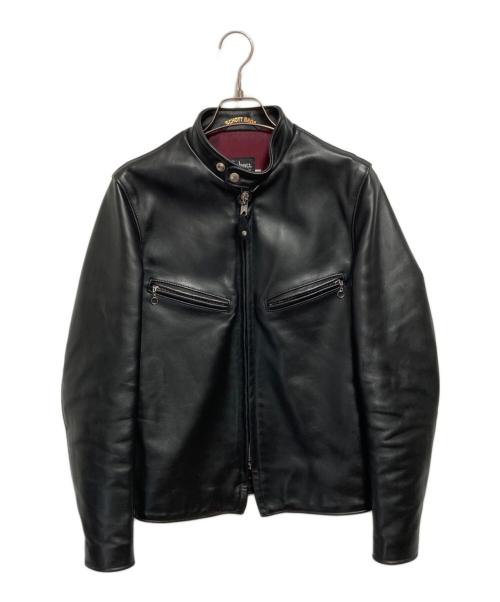 Schott（ショット）Schott (ショット) 641XX シングルライダースジャケット ブラック サイズ:34の古着・服飾アイテム