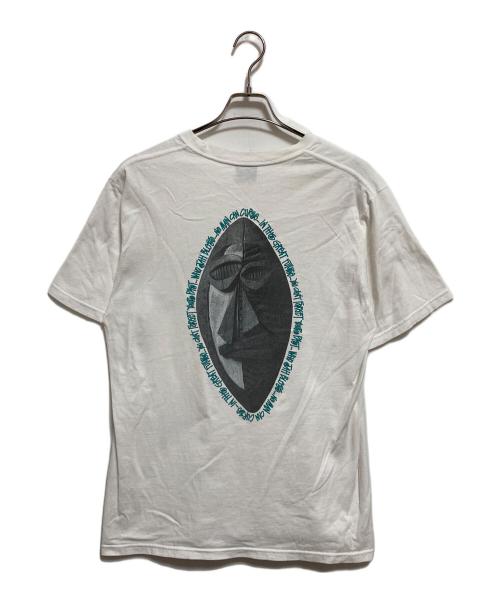 stussy（ステューシー）stussy (ステューシー) TRIBAL MASK TEE ホワイト サイズ:Mの古着・服飾アイテム