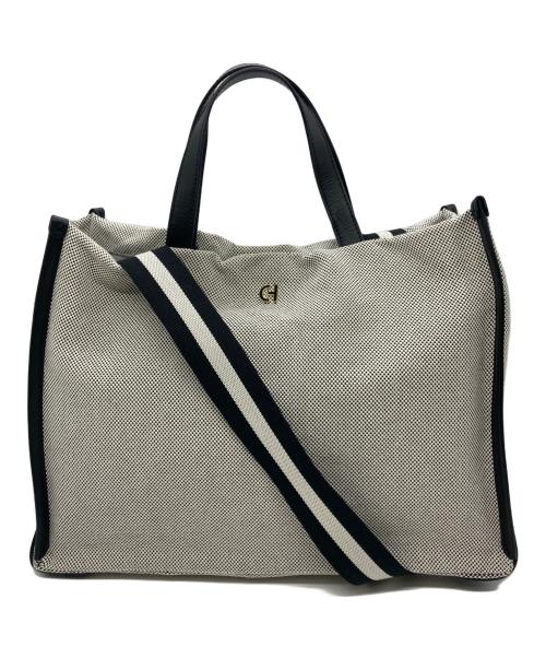 COLE HAAN（コールハーン）COLE HAAN (コールハーン) モンテシートキャンバストート グレーの古着・服飾アイテム