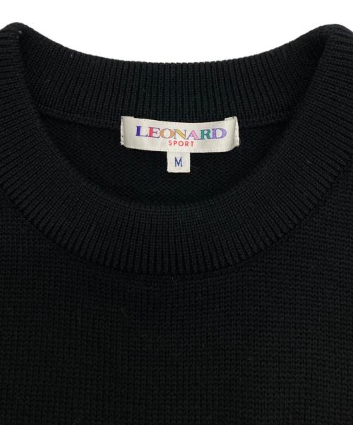 LEONARD SPORT（レオナール スポーツ）LEONARD SPORT (レオナール スポーツ) ニット ブラック サイズ:Mの古着・服飾アイテム