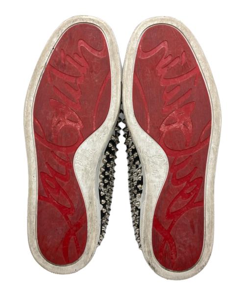 Christian Louboutin（クリスチャン・ルブタン）Christian Louboutin (クリスチャン・ルブタン) スタッズスリッポン ブラック サイズ:SIZE 42の古着・服飾アイテム