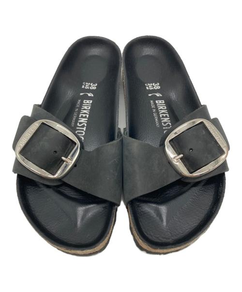 BIRKENSTOCK（ビルケンシュトック）BIRKENSTOCK (ビルケンシュトック) マドリッド ビックバックルサンダル ブラック サイズ:24.5の古着・服飾アイテム