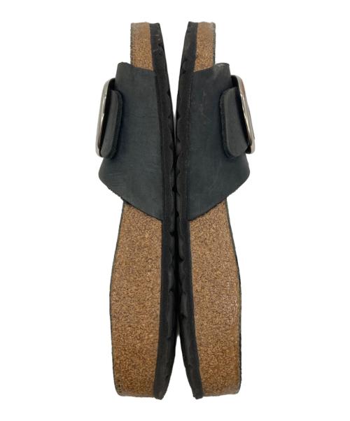 BIRKENSTOCK（ビルケンシュトック）BIRKENSTOCK (ビルケンシュトック) マドリッド ビックバックルサンダル ブラック サイズ:24.5の古着・服飾アイテム