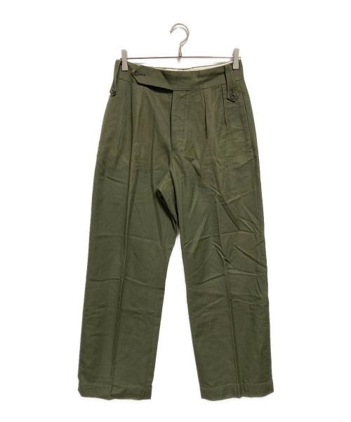 Tangent（タンジェント）Tangent (タンジェント) ヘンリー TAN02 ° フレンチワーカーサージ オリーブ サイズ:44の古着・服飾アイテム