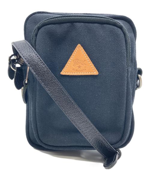 IL BISONTE（イル ビゾンテ）IL BISONTE (イル ビゾンテ) ショルダーバッグ ブラックの古着・服飾アイテム