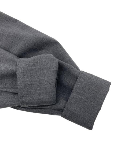 MACKINTOSH PHILOSOPHY（マッキントッシュ フィロソフィー）MACKINTOSH PHILOSOPHY (マッキントッシュ フィロソフィー) GREY LABEL ウールミックスオフィサーシャツ グレー サイズ:2の古着・服飾アイテム