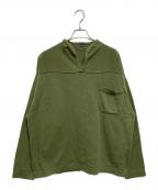 45Rフォーティファイブ・アール）の古着「天竺ニットソーの908アウターTシャツ」｜グリーン