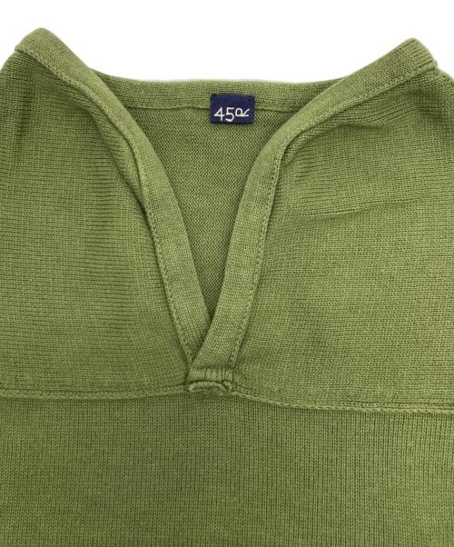 45R（フォーティファイブ・アール）45R (フォーティファイブ・アール) 天竺ニットソーの908アウターTシャツ グリーン サイズ:なしの古着・服飾アイテム