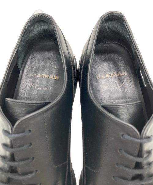 KLEMAN（クレマン）KLEMAN (クレマン) FRODAN Uチップシューズ ブラック サイズ:SIZE 41の古着・服飾アイテム