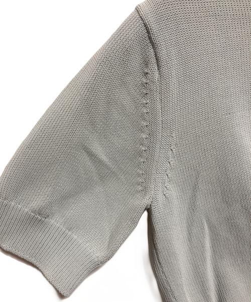 BEAUTY&YOUTH（ビューティーアンドユース）BEAUTY&YOUTH (ビューティーアンドユース) コイルニット ショートスリーブ プルオーバー ウォッシャブル グリーン サイズ:-の古着・服飾アイテム