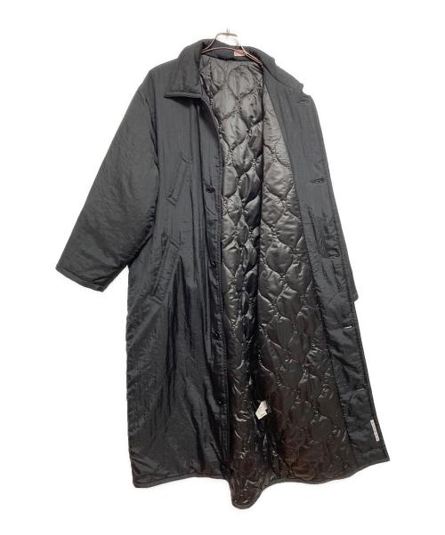 YOUNG & OLSEN The DRYGOODS STORE（ヤングアンドオルセン ザ ドライグッズストア）YOUNG & OLSEN The DRYGOODS STORE (ヤングアンドオルセン ザ ドライグッズストア) 中綿ロングコート ブラック サイズ:3の古着・服飾アイテム