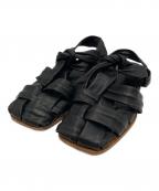 HEREUヘリュー）の古着「bena サンダル」｜ブラック