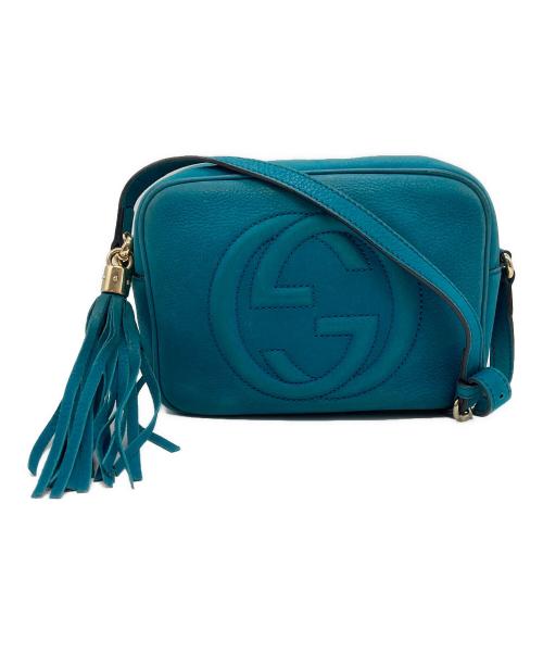 GUCCI（グッチ）GUCCI (グッチ) ソーホー スモールディスコ ブルーの古着・服飾アイテム