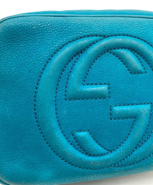 GUCCI（グッチ）GUCCI (グッチ) ソーホー スモールディスコ ブルーの古着・服飾アイテム