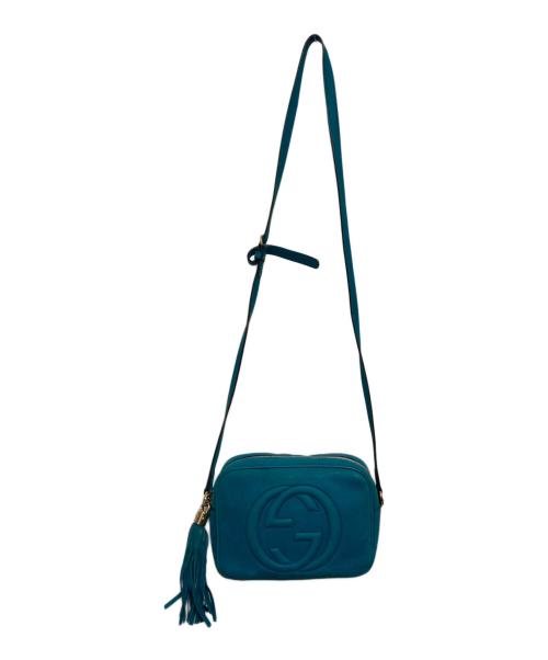 GUCCI（グッチ）GUCCI (グッチ) ソーホー スモールディスコ ブルーの古着・服飾アイテム