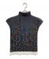 me ISSEY MIYAKE (ミーイッセイ ミヤケ) ハイネックプリーツノースリーブブラウス グレー サイズ:-：12000円