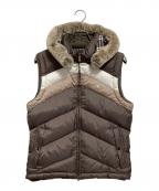 BURBERRY BLACK LABELバーバリーブラックレーベル）の古着「ダウンベスト」｜ベージュ