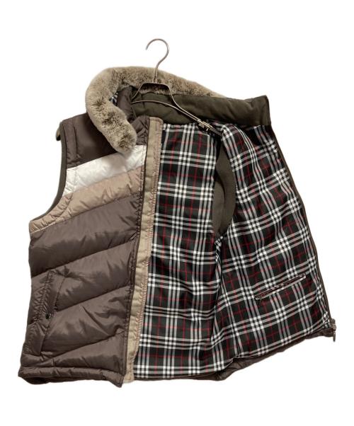 BURBERRY BLACK LABEL（バーバリーブラックレーベル）BURBERRY BLACK LABEL (バーバリーブラックレーベル) ダウンベスト ベージュ サイズ:Lの古着・服飾アイテム