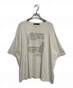 JOURNAL STANDARDジャーナルスタンダード）の古着「GAKU*JS フロッキーT」｜アイボリー