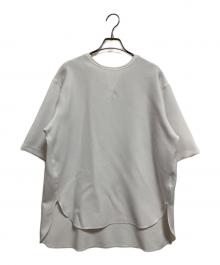 Whim Gazette（ウィムガゼット）の古着「Vガゼットハーフスリーブプルオーバー」｜ホワイト