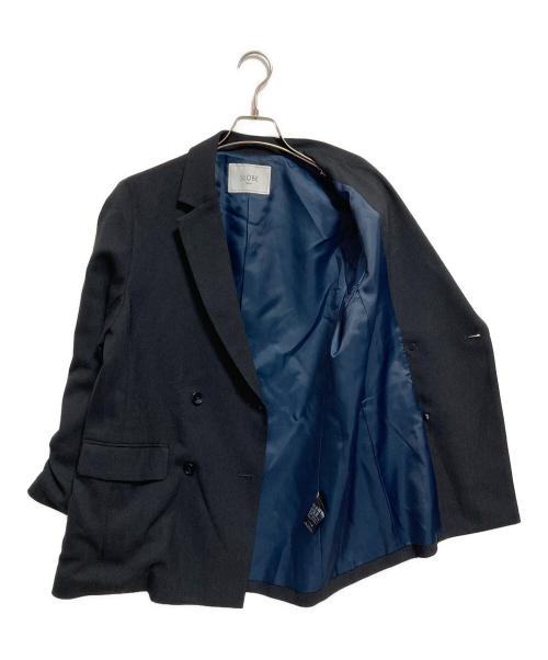 SLOBE IENA（スローブ イエナ）SLOBE IENA (スローブ イエナ) ウォッシャブルツイルダブルジャケット ネイビー サイズ:38の古着・服飾アイテム