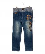 VANSON×トムとジェリーバンソン×トムトジェリー）の古着「デニムペインターパンツ」｜インディゴ