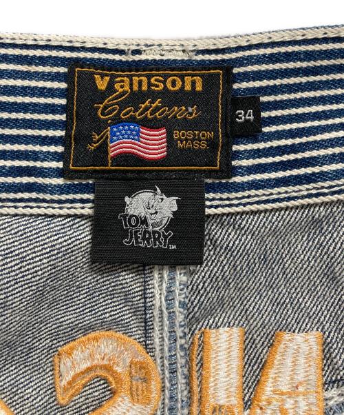 VANSON（バンソン）VANSON (バンソン) トムとジェリー (トムトジェリー) デニムペインターパンツ インディゴ サイズ:SIZE W34の古着・服飾アイテム