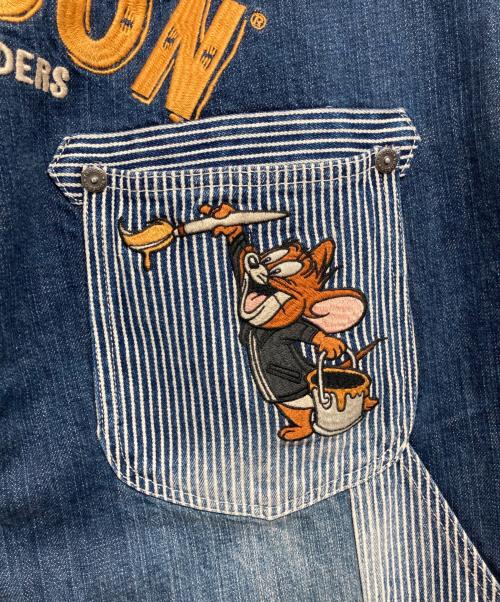VANSON（バンソン）VANSON (バンソン) トムとジェリー (トムトジェリー) デニムペインターパンツ インディゴ サイズ:SIZE W34の古着・服飾アイテム
