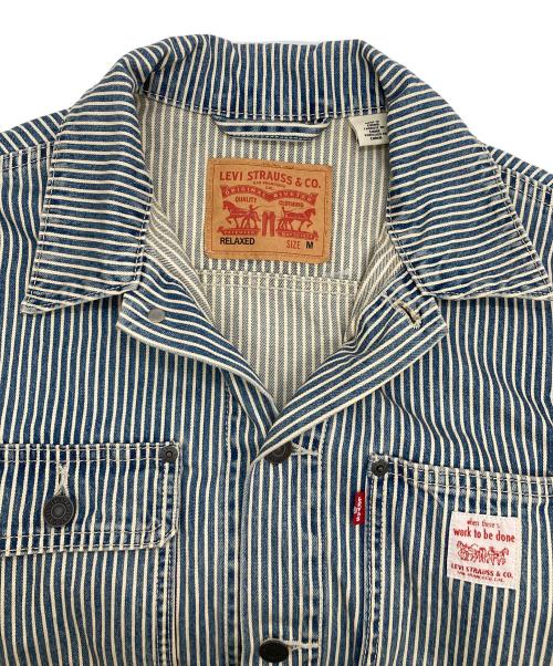 LEVI'S（リーバイス）LEVI'S (リーバイス) ヒッコリートラッカージャケット インディゴ サイズ:Mの古着・服飾アイテム