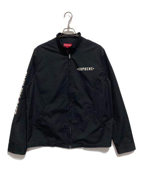 SUPREME（シュプリーム）Supreme (シュプリーム) INDEPENDENT (インディペンデント) Harrington Jacket ブラック サイズ:XLの古着・服飾アイテム