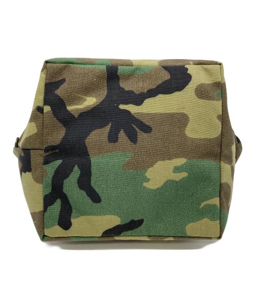 Herve Chapelier（エルベシャプリエ）Herve Chapelier (エルベシャプリエ) ナイロン舟型トートL 迷彩 オリーブの古着・服飾アイテム