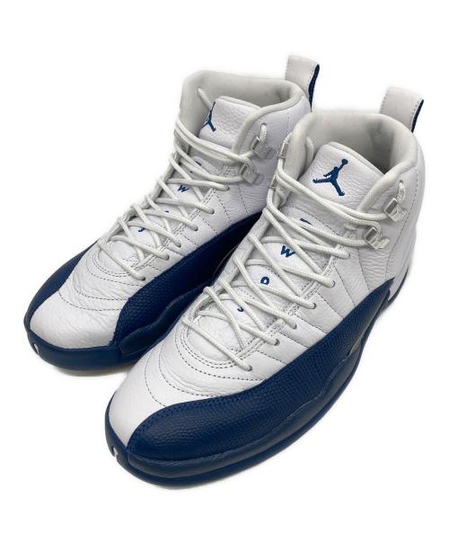 NIKE（ナイキ）NIKE (ナイキ) AIR JORDAN 12 RETRO ホワイト×ブルー サイズ:SIZE 25.5cmの古着・服飾アイテム