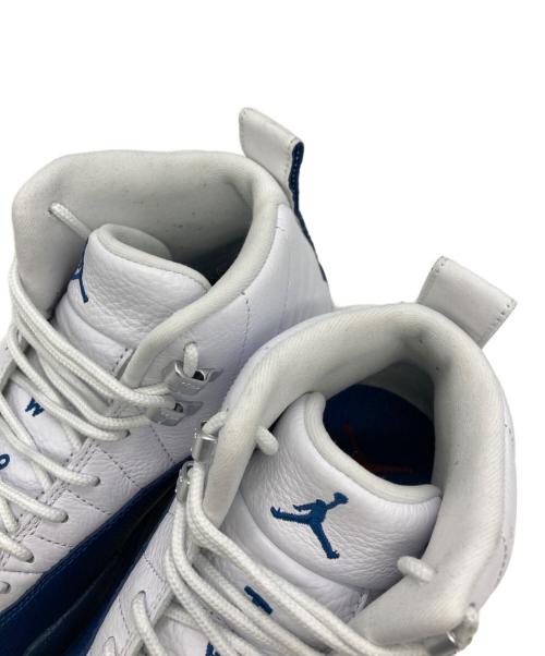 NIKE（ナイキ）NIKE (ナイキ) AIR JORDAN 12 RETRO ホワイト×ブルー サイズ:SIZE 25.5cmの古着・服飾アイテム