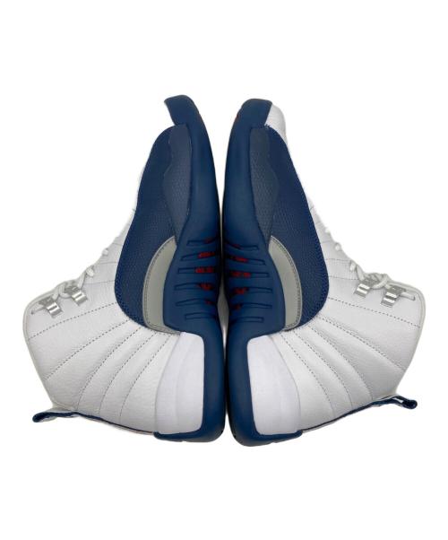 NIKE（ナイキ）NIKE (ナイキ) AIR JORDAN 12 RETRO ホワイト×ブルー サイズ:SIZE 25.5cmの古着・服飾アイテム