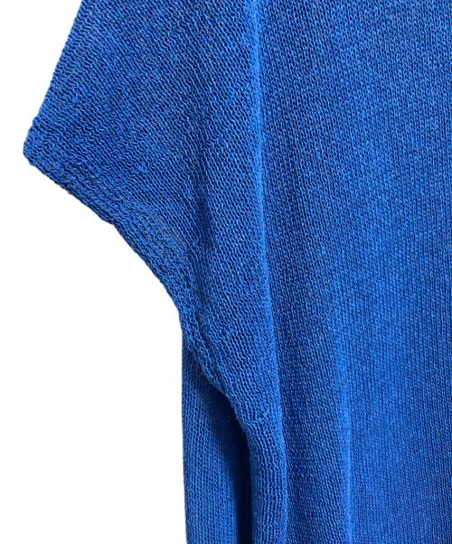 JOURNAL STANDARD（ジャーナルスタンダード）JOURNAL STANDARD (ジャーナルスタンダード) ペーパーヤーンキーネックプルオーバー ブルー サイズ:-の古着・服飾アイテム