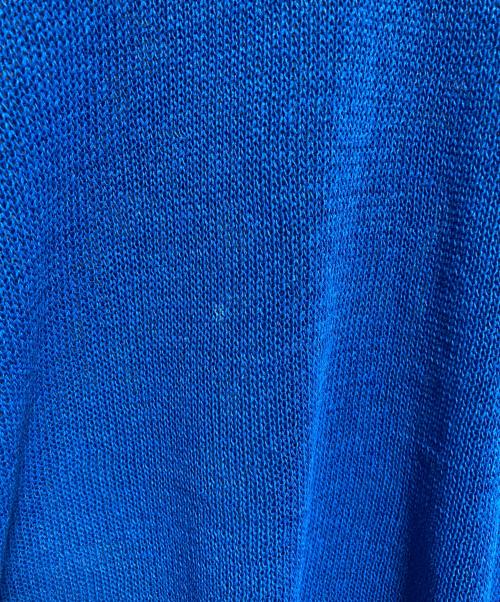JOURNAL STANDARD（ジャーナルスタンダード）JOURNAL STANDARD (ジャーナルスタンダード) ペーパーヤーンキーネックプルオーバー ブルー サイズ:-の古着・服飾アイテム
