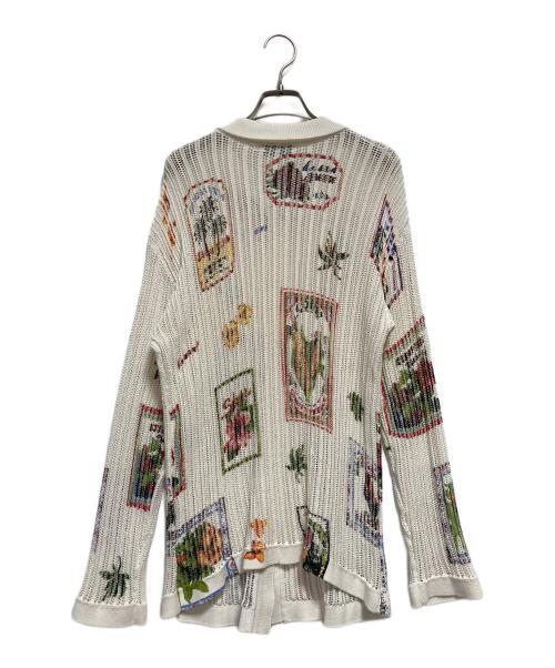 Desigual（デシグアル）Desigual (デシグアル) カーディガンスタンプ ホワイト サイズ:Lの古着・服飾アイテム