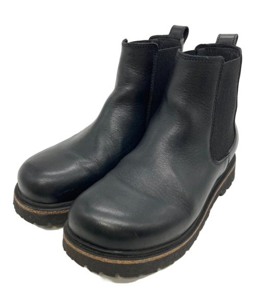 BIRKENSTOCK（ビルケンシュトック）BIRKENSTOCK (ビルケンシュトック) サイドゴアレザーブーツ ブラック サイズ:SIZE 26cmの古着・服飾アイテム