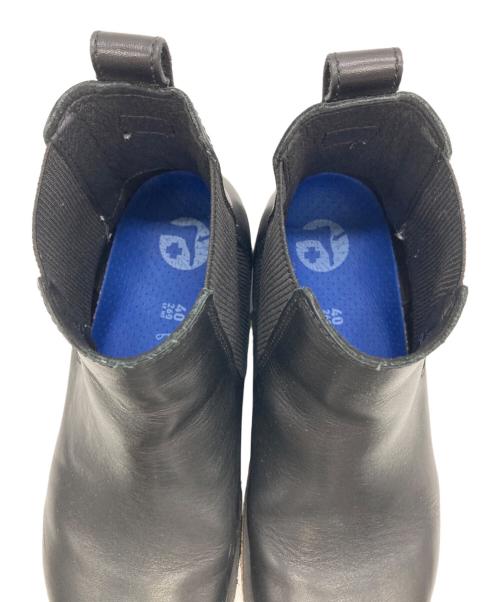 BIRKENSTOCK（ビルケンシュトック）BIRKENSTOCK (ビルケンシュトック) サイドゴアレザーブーツ ブラック サイズ:SIZE 26cmの古着・服飾アイテム