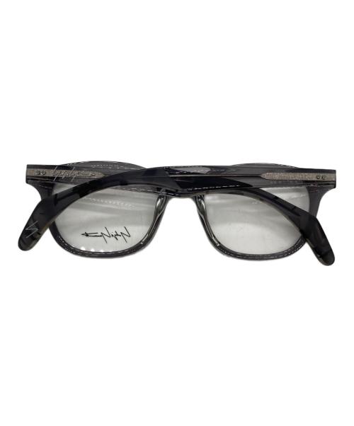 YOHJI YAMAMOTO（ヨウジヤマモト）YOHJI YAMAMOTO (ヨウジヤマモト) 伊達眼鏡 グレー サイズ:50□21-145の古着・服飾アイテム