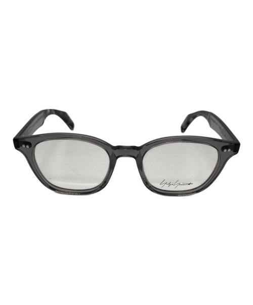 YOHJI YAMAMOTO（ヨウジヤマモト）YOHJI YAMAMOTO (ヨウジヤマモト) 伊達眼鏡 グレー サイズ:50□21-145の古着・服飾アイテム