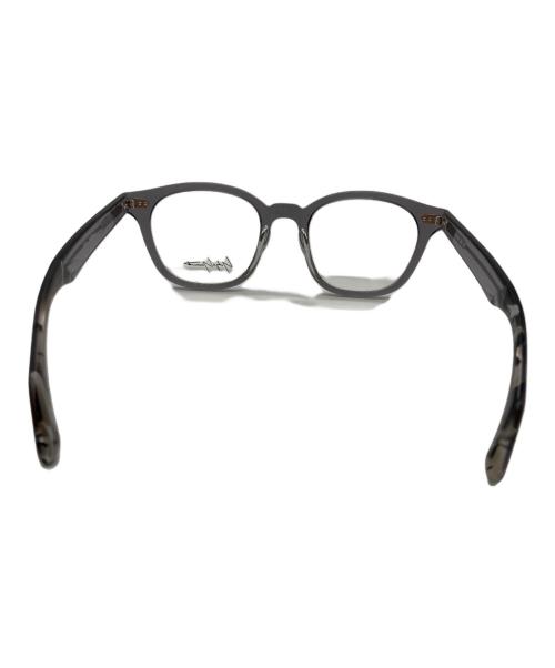 YOHJI YAMAMOTO（ヨウジヤマモト）YOHJI YAMAMOTO (ヨウジヤマモト) 伊達眼鏡 グレー サイズ:50□21-145の古着・服飾アイテム