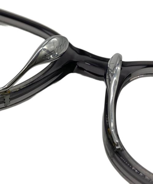YOHJI YAMAMOTO（ヨウジヤマモト）YOHJI YAMAMOTO (ヨウジヤマモト) 伊達眼鏡 グレー サイズ:50□21-145の古着・服飾アイテム
