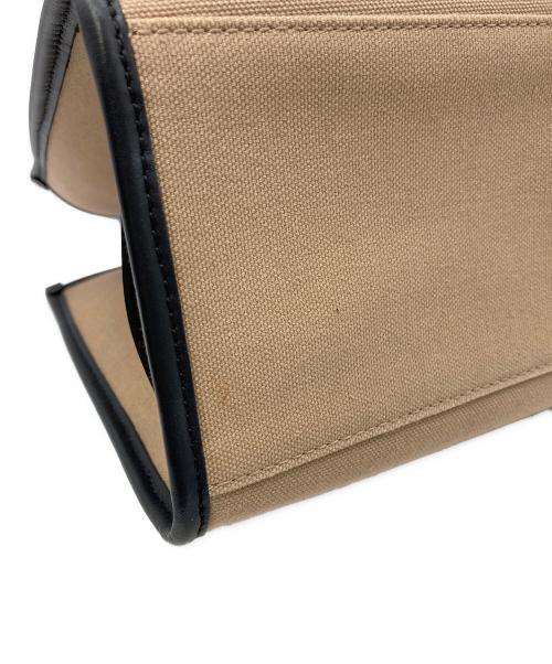 GIANNI CHIARINI（ジャンニ キアリーニ）GIANNI CHIARINI (ジャンニ キアリーニ) キャンバストートバッグ ベージュの古着・服飾アイテム