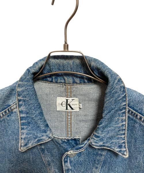 ck Calvin Klein（シーケーカルバンクライン）ck Calvin Klein (シーケーカルバンクライン) 90’Sデニムカバーオール インディゴ サイズ:Mの古着・服飾アイテム