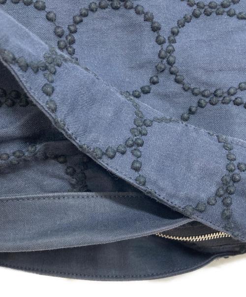 mina perhonen（ミナ ペルホネン）mina perhonen (ミナ ペルホネン) tambourine ショルダーバッグ ネイビーの古着・服飾アイテム