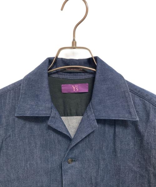 Y's PINK（ワイズ ピンク）Y's PINK (ワイズ ピンク) デニムオープンカラーシャツ インディゴ サイズ:1の古着・服飾アイテム
