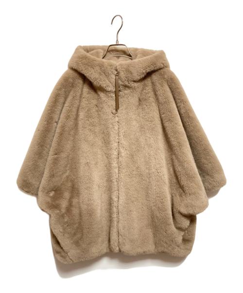 CADUNE（カデュネ）CADUNE (カデュネ) ポンチョ ベージュ サイズ:38の古着・服飾アイテム