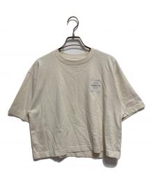 COACH（コーチ）の古着「ガーメントダイ クロップドTシャツ」｜ベージュ