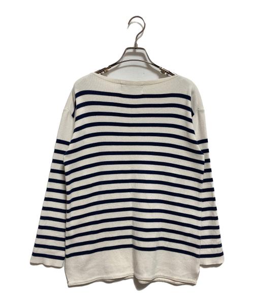 Fileuse d'Arvor（フィルーズダルボー）Fileuse d'Arvor (フィルーズダルボー) ボーダーニット アイボリー×ネイビー サイズ:Mの古着・服飾アイテム